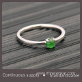 18K White Gold Icy Jadeite Engagement Ring